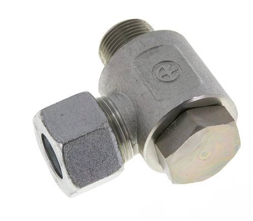 20S & G3/4'' Verzinkt Stalen Swivel Joint Snijringkoppeling Buitendraad 400bar Draaibaar ISO 8434-1