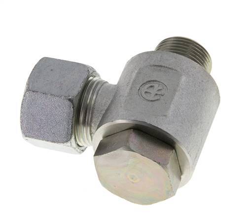 20S & G3/4'' Verzinkt Stalen Swivel Joint Snijringkoppeling Buitendraad 400bar Draaibaar ISO 8434-1