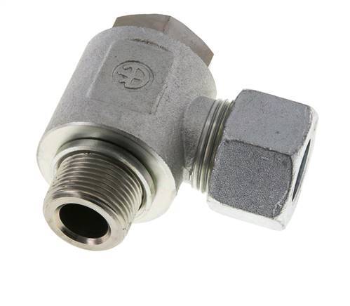 20S & G3/4'' Verzinkt Stalen Swivel Joint Snijringkoppeling Buitendraad 400bar Draaibaar ISO 8434-1
