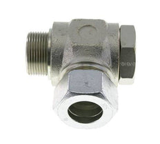 30S & G1-1/4'' Verzinkt Stalen Swivel Joint Snijringkoppeling Buitendraad 250bar Draaibaar ISO 8434-1
