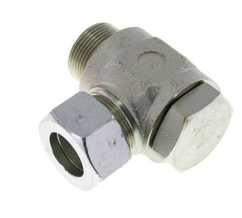 30S & G1-1/4'' Verzinkt Stalen Swivel Joint Snijringkoppeling Buitendraad 250bar Draaibaar ISO 8434-1