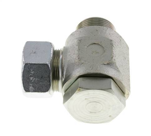 30S & G1-1/4'' Verzinkt Stalen Swivel Joint Snijringkoppeling Buitendraad 250bar Draaibaar ISO 8434-1