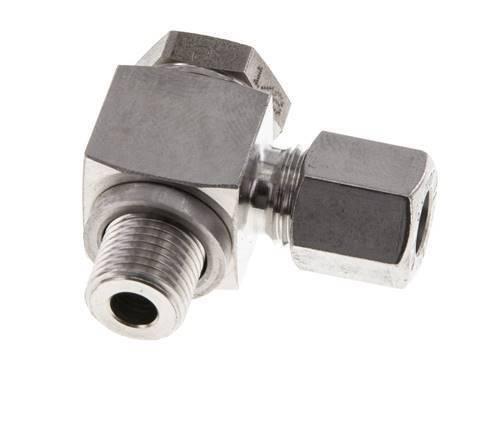 6LL & G1/8'' RVS Swivel Joint Snijringkoppeling Buitendraad 100bar Draaibaar ISO 8434-1