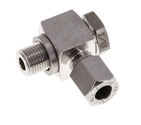 6LL & G1/8'' RVS Swivel Joint Snijringkoppeling Buitendraad 100bar Draaibaar ISO 8434-1