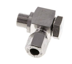 6LL & G1/8'' RVS Swivel Joint Snijringkoppeling Buitendraad 100bar Draaibaar ISO 8434-1
