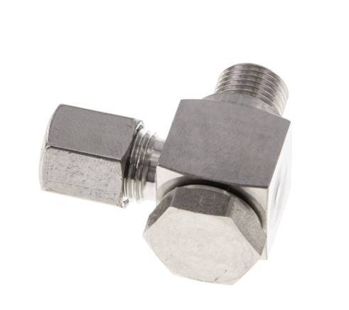 6LL & G1/8'' RVS Swivel Joint Snijringkoppeling Buitendraad 100bar Draaibaar ISO 8434-1
