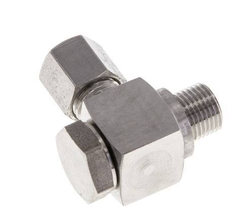 6LL & G1/8'' RVS Swivel Joint Snijringkoppeling Buitendraad 100bar Draaibaar ISO 8434-1