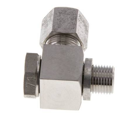 8LL & G1/8'' RVS Swivel Joint Snijringkoppeling Buitendraad 100bar Draaibaar ISO 8434-1