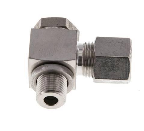8LL & G1/8'' RVS Swivel Joint Snijringkoppeling Buitendraad 100bar Draaibaar ISO 8434-1