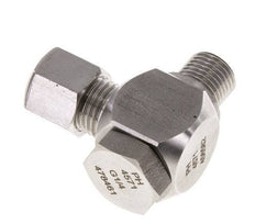 8L & G1/4'' RVS Swivel Joint Snijringkoppeling Buitendraad 315bar Draaibaar ISO 8434-1