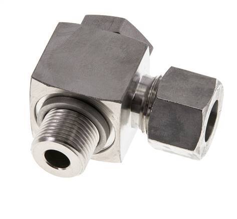 12L & G3/8'' RVS Swivel Joint Snijringkoppeling Buitendraad 315bar Draaibaar ISO 8434-1