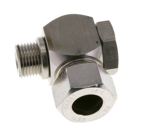 18L & G1/2'' RVS Swivel Joint Snijringkoppeling Buitendraad 315bar Draaibaar ISO 8434-1