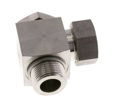 28L & G1'' RVS Swivel Joint Snijringkoppeling Buitendraad 160bar Draaibaar ISO 8434-1