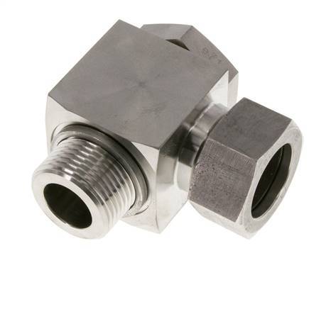 28L & G1'' RVS Swivel Joint Snijringkoppeling Buitendraad 160bar Draaibaar ISO 8434-1