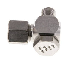 8S & G1/4'' RVS Swivel Joint Snijringkoppeling Buitendraad 400bar Draaibaar ISO 8434-1