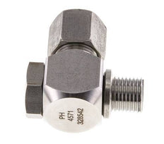 8S & G1/4'' RVS Swivel Joint Snijringkoppeling Buitendraad 400bar Draaibaar ISO 8434-1