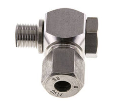 8S & G1/4'' RVS Swivel Joint Snijringkoppeling Buitendraad 400bar Draaibaar ISO 8434-1