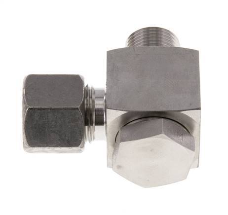 10S & G3/8'' RVS Swivel Joint Snijringkoppeling Buitendraad 400bar Draaibaar ISO 8434-1