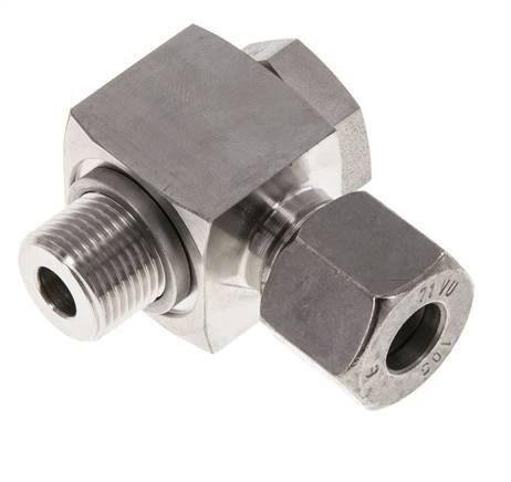 10S & G3/8'' RVS Swivel Joint Snijringkoppeling Buitendraad 400bar Draaibaar ISO 8434-1