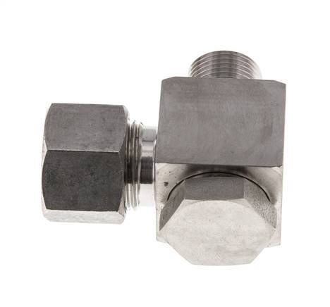 12S & G3/8'' RVS Swivel Joint Snijringkoppeling Buitendraad 400bar Draaibaar ISO 8434-1