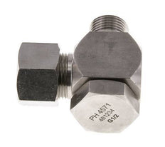 16S & G1/2'' RVS Swivel Joint Snijringkoppeling Buitendraad 400bar Draaibaar ISO 8434-1