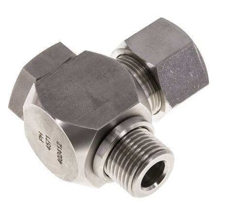 16S & G1/2'' RVS Swivel Joint Snijringkoppeling Buitendraad 400bar Draaibaar ISO 8434-1