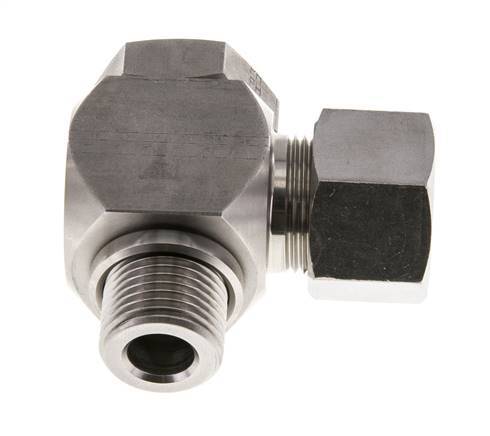 16S & G1/2'' RVS Swivel Joint Snijringkoppeling Buitendraad 400bar Draaibaar ISO 8434-1