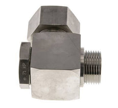 25S & G1'' RVS Swivel Joint Snijringkoppeling Buitendraad 250bar Draaibaar ISO 8434-1