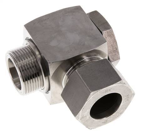 30S & G1-1/4'' RVS Swivel Joint Snijringkoppeling Buitendraad 250bar Draaibaar ISO 8434-1