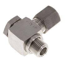 6S & G1/4'' RVS Swivel Joint Knelfitting Buitendraad 400bar Draaibaar ISO 8434-1
