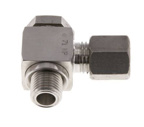 6S & G1/4'' RVS Swivel Joint Knelfitting Buitendraad 400bar Draaibaar ISO 8434-1
