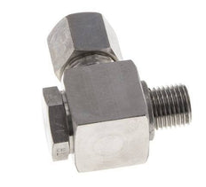 8S & G1/4'' RVS Swivel Joint Knelfitting Buitendraad 400bar Draaibaar ISO 8434-1