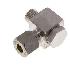 10S & G3/8'' RVS Swivel Joint Knelfitting Buitendraad 400bar Draaibaar ISO 8434-1