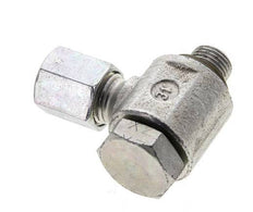 6L & M10x1 Verzinkt Stalen Swivel Joint Snijringkoppeling Buitendraad 315bar NBR O-ring Draaibaar ISO 8434-1