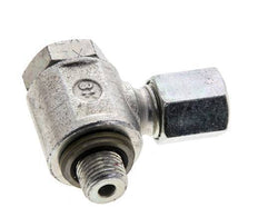 6L & M10x1 Verzinkt Stalen Swivel Joint Snijringkoppeling Buitendraad 315bar NBR O-ring Draaibaar ISO 8434-1