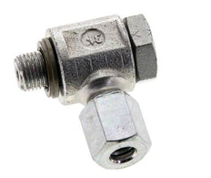 6L & M10x1 Verzinkt Stalen Swivel Joint Snijringkoppeling Buitendraad 315bar NBR O-ring Draaibaar ISO 8434-1