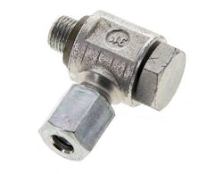 6L & M10x1 Verzinkt Stalen Swivel Joint Snijringkoppeling Buitendraad 315bar NBR O-ring Draaibaar ISO 8434-1