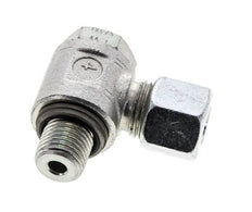 10L & M14x1.5 Verzinkt Stalen Swivel Joint Snijringkoppeling Buitendraad 315bar NBR O-ring Draaibaar ISO 8434-1