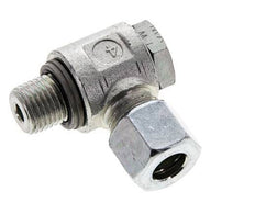10L & M14x1.5 Verzinkt Stalen Swivel Joint Snijringkoppeling Buitendraad 315bar NBR O-ring Draaibaar ISO 8434-1