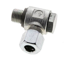 10L & M14x1.5 Verzinkt Stalen Swivel Joint Snijringkoppeling Buitendraad 315bar NBR O-ring Draaibaar ISO 8434-1