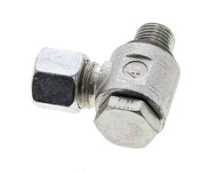 10L & M14x1.5 Verzinkt Stalen Swivel Joint Snijringkoppeling Buitendraad 315bar NBR O-ring Draaibaar ISO 8434-1