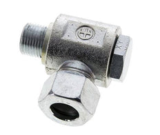 15L & M18x1.5 Verzinkt Stalen Swivel Joint Snijringkoppeling Buitendraad 315bar NBR O-ring Draaibaar ISO 8434-1