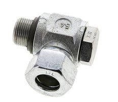 18L & M22x1.5 Verzinkt Stalen Swivel Joint Snijringkoppeling Buitendraad 315bar NBR O-ring Draaibaar ISO 8434-1