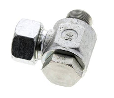 18L & M22x1.5 Verzinkt Stalen Swivel Joint Snijringkoppeling Buitendraad 315bar NBR O-ring Draaibaar ISO 8434-1