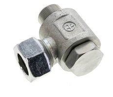 22L & M26x1.5 Verzinkt Stalen Swivel Joint Snijringkoppeling Buitendraad 160bar NBR O-ring Draaibaar ISO 8434-1