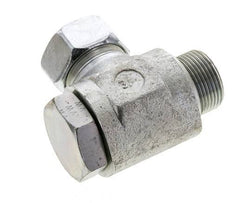 28L & M33x2 Verzinkt Stalen Swivel Joint Snijringkoppeling Buitendraad 160bar NBR O-ring Draaibaar ISO 8434-1