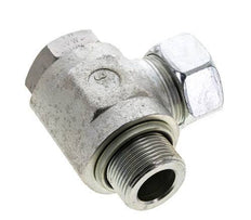 28L & M33x2 Verzinkt Stalen Swivel Joint Snijringkoppeling Buitendraad 160bar NBR O-ring Draaibaar ISO 8434-1