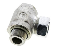 28L & M33x2 Verzinkt Stalen Swivel Joint Snijringkoppeling Buitendraad 160bar NBR O-ring Draaibaar ISO 8434-1
