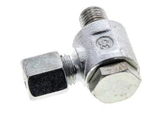 6S & M12x1.5 Verzinkt Stalen Swivel Joint Snijringkoppeling Buitendraad 400bar NBR O-ring Draaibaar ISO 8434-1