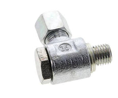 6S & M12x1.5 Verzinkt Stalen Swivel Joint Snijringkoppeling Buitendraad 400bar NBR O-ring Draaibaar ISO 8434-1